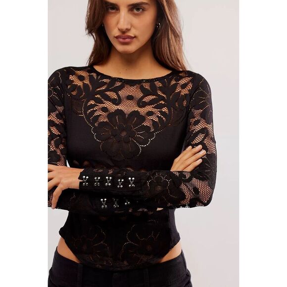 Free People Wild Roses Top - Picture 1 of 6